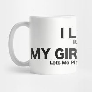 I LOVE It When MY GIRLFRIEND Lets Me Play Video Games T-Shirt, Tee shirt, T shirt-Novelty Mug